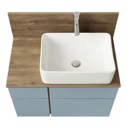 Мишель 80 Столешница+панель Дуб Рустикальный, универсальная