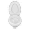 Сет AZARIO FORTE Инсталляция для подвесного унитаза 3/6л.+Унитаз подвесной Azario STELLA ободковый, с сид. микр., белый  БЕЗ КЛАВИШИ