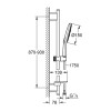 26594000 Rainshower SmartActive 150 Душевой гарнитур, 3 вида струй
