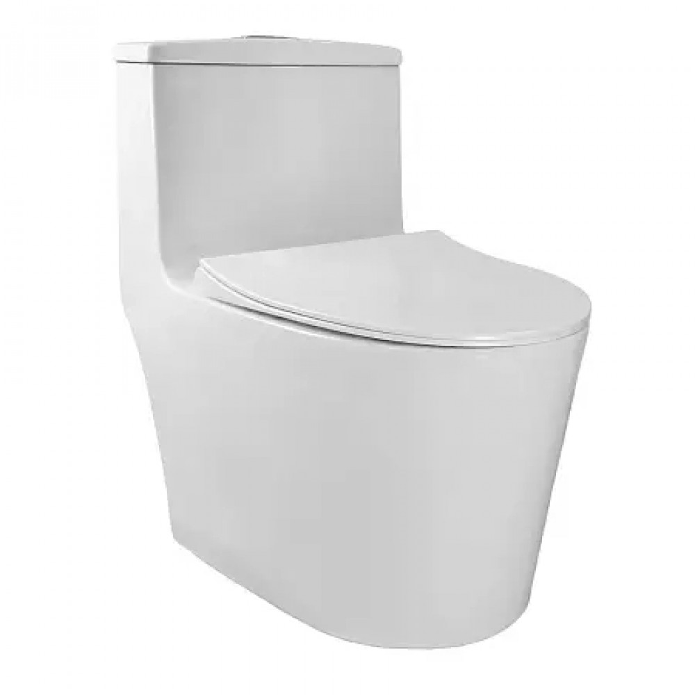 Bais Унитаз-моноблок, Rimless, с сиденьем дюропласт, микролифт (1 место)