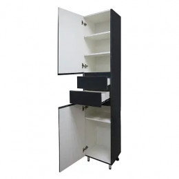 Пенал Эстима 40 напольный левый Графит