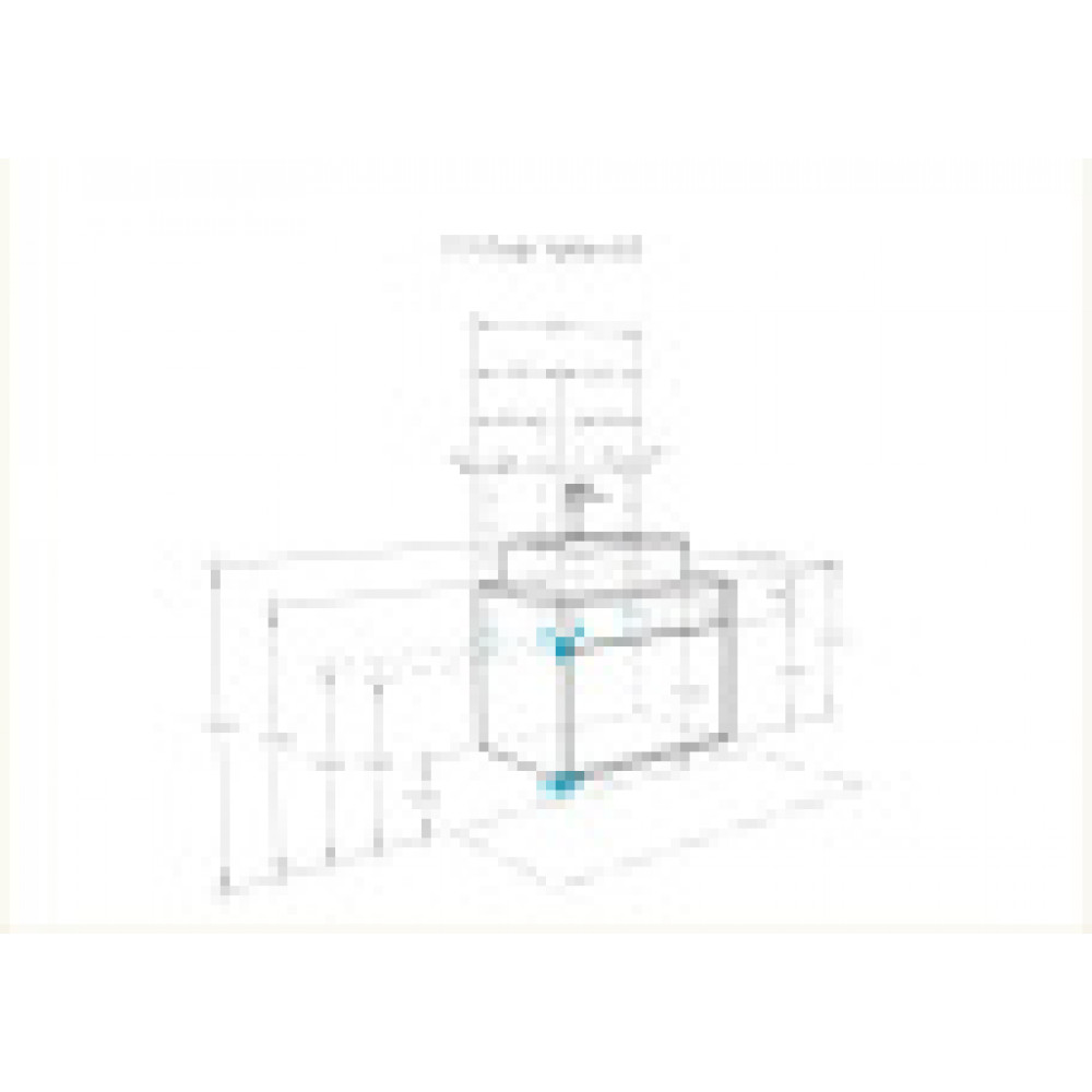 Лофт Урбан 65 Тумба-умывальник графит\Орегон (Умывальники GEOMETRY 450х400, MILA 400, Dreja Джой 3, MILA 350*350)