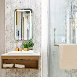 AZARIO зеркало Турин 400*700 сенсор выкл