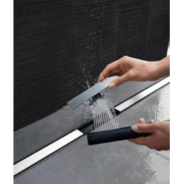 154.451.KS.1 CleanLine20 Крышка душевого канала L=30-130см, электрополированная нержавеющая сталь, полированная нержавеющая сталь