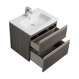 THE GAP Тумба под раковину 60 городской дуб 2 ящика