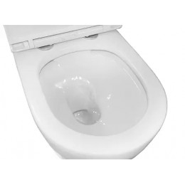 Сет AZARIO инсталляция + UNO унитаз подвесной, безободковый в комплекте сиденьем микролифт 485x365x365 мм