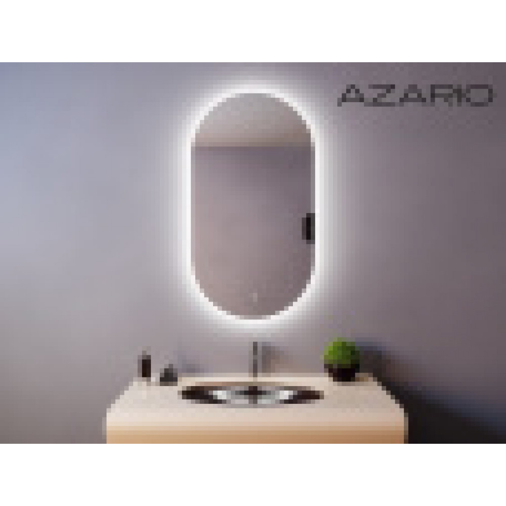 AZARIO зеркало Alone Arco влагостойкое с подсветкой 600*1000