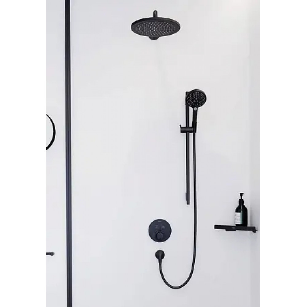 26221670 Croma Верхний душ 280 1jet EcoSmart 9 л/мин, матовый черный