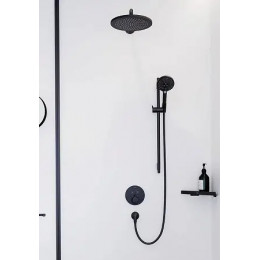 26221670 Croma Верхний душ 280 1jet EcoSmart 9 л/мин, матовый черный