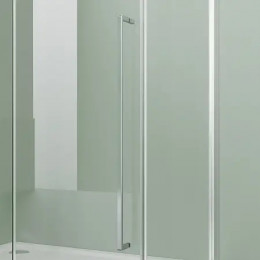 AZ-J50-12080-MGR-CL Душевое ограждение MALE SQR-120х80х195-MGR-CL, прозрачное стекло 6 мм, профиль матовый графит