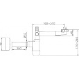 Сифон для умывальника универсальный