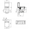 T473501 Ideal Standard i.life S Бачок для унитаза, нижняя подводка, 4,5/3 л