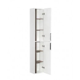 Рене Шкаф-колонна Белый/Грецкий орех