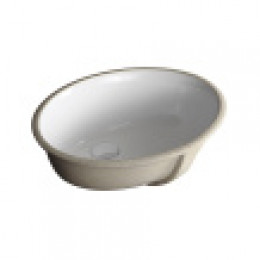 AZ-908-20 Встраиваемая раковина овальная 49,5*41,5*19 см