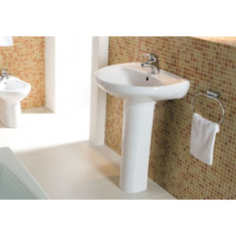 LYRA Раковина 600 мм, уст.компл.