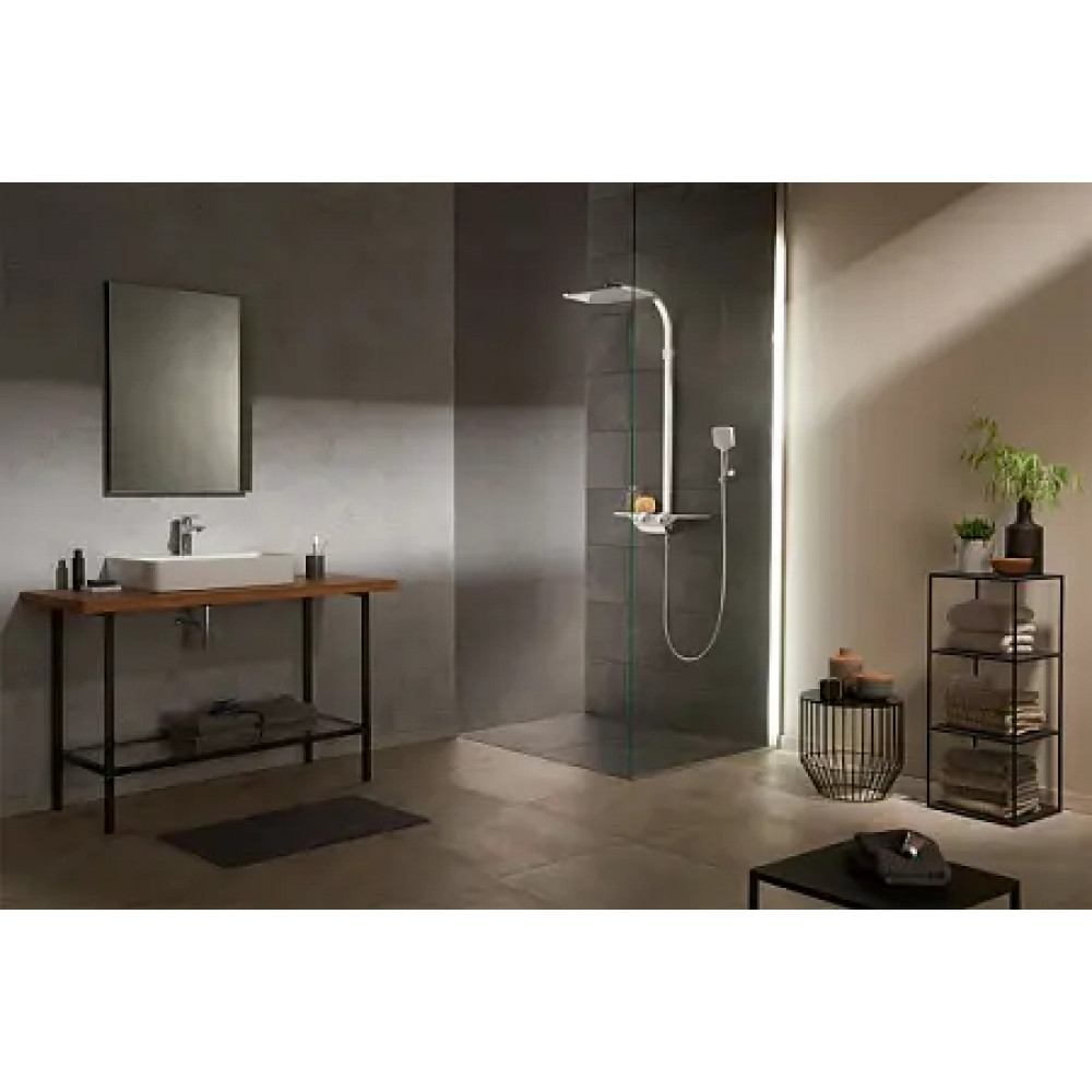 KLUDI ZENTA SL Однорычажный смеситель для раковины 100, донный клапан PUSH-OPEN, арт. 482980565
