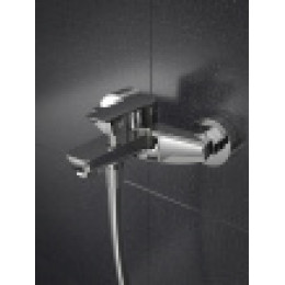 SEVIO Смеситель для ванны с коротким изливом, хром