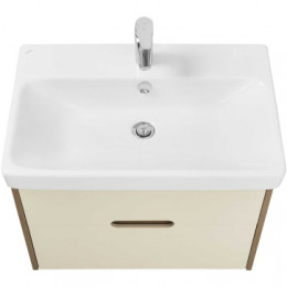 Оливия 70 Тумба Бежевый/Дуб веллингтон (БЕЗ УМЫВАЛЬНИКА "Адриана-70")