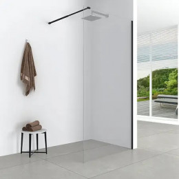 Душевая перегородка Walk-in CS-W04B-100 100х200, 8 мм профиль черный матовый