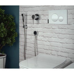 E24610-CP ELATE смеситель с гигиеническим душем, хром