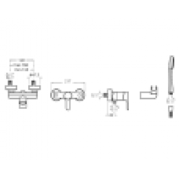 L20 Смеситель для душа с акс.