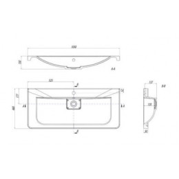 Шерилл Раковина 1050 белая