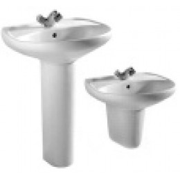 LYRA Раковина 600 мм, уст.компл.