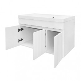 Комплект Тумба Serenada 80 подвесная 3ДВ с раковиной АСТОРИЯ 80