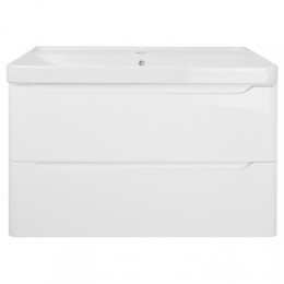 Комплект Тумба LOTOS 80/2 (815х480х570) подвесная с раковиной Monte 80