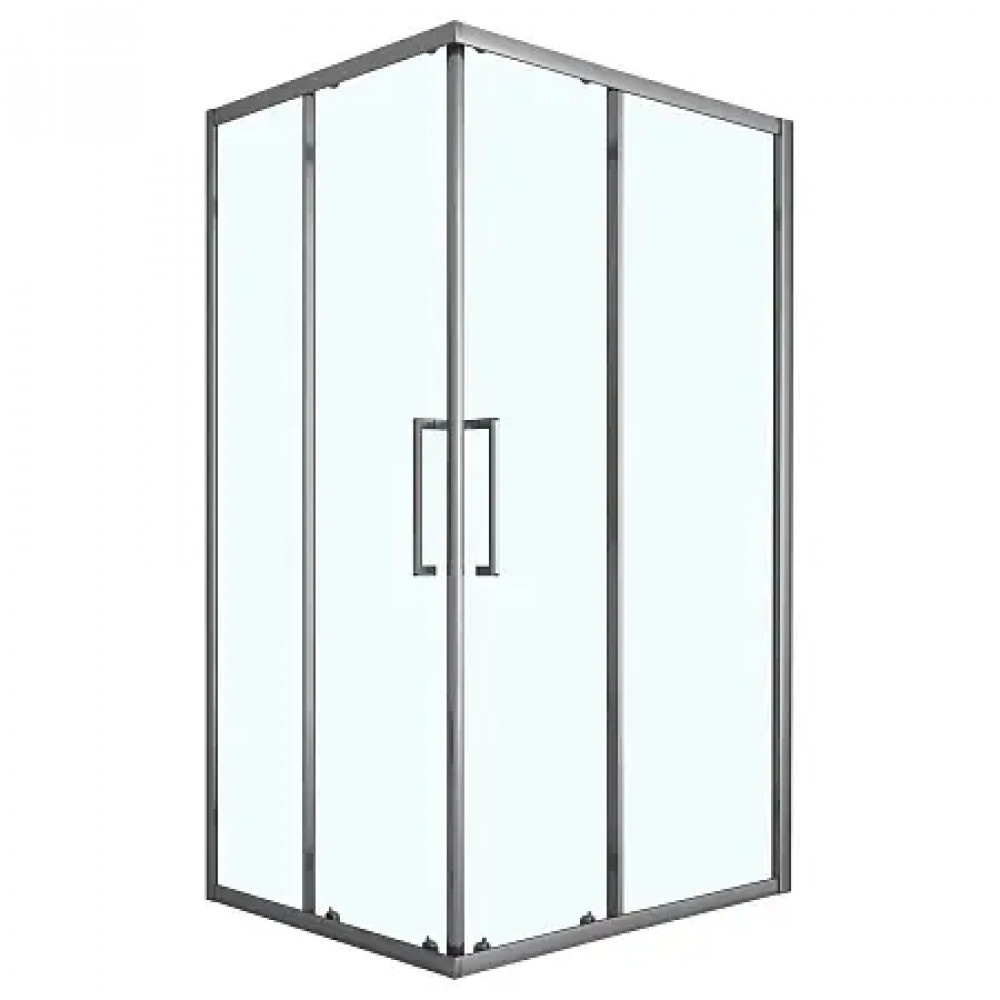 Душевое ограждение CS-AB01GG-128 120x80x190，профиль серый матовый，6 мм прозрачное стекло