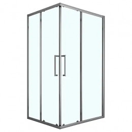 Душевое ограждение CS-AB01GG-128 120x80x190，профиль серый матовый，6 мм прозрачное стекло