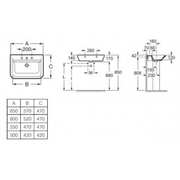 GAP Раковина 500 х 420