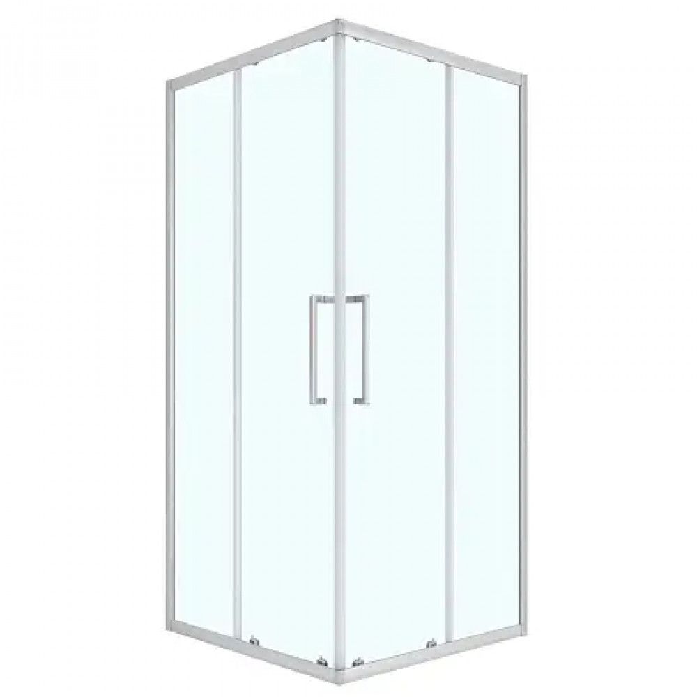 Душевое ограждение CS-AB01S-90 90x90x190，профиль сатин，6 мм прозрачное стекло, профиль сатин