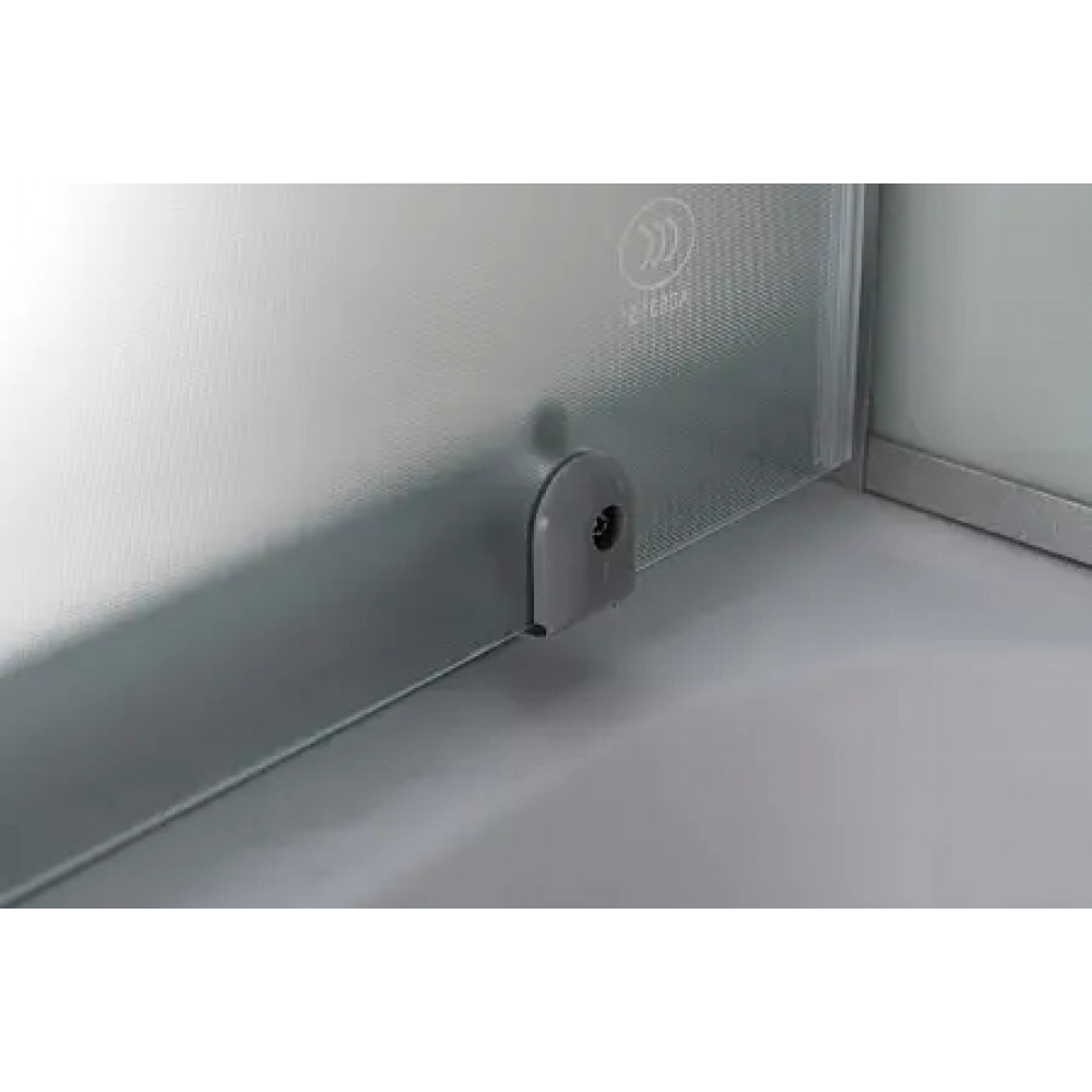 Душевая кабина CS-5180-13R F, 100*80*215 низкая, белая, прямоугольная, стекло 4мм, поддон 13 см