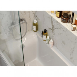 VERONELA Ванна акриловая прямоугольная, без панели и каркаса, 160х70 см, белая