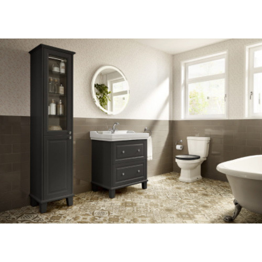 Z_CARMEN Модуль д/раковины 800 мм, Satin Dark Grey