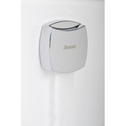 Сточный комплект с заполнением переливом хром (квадратный)