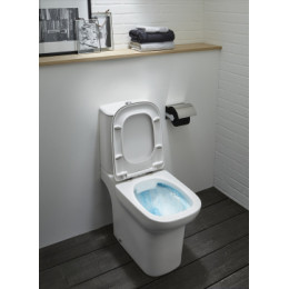 E20142-00 VOX Сиденье тонкое с механизмом плавное опускание, белый