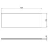 Ideal Standard i.life Фронтальная панель 160 см для прямоугольной ванны T475801