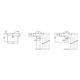 E784401  CONNECT CUBE  Умывальник 55 см