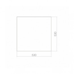 LORANTO зеркало Квадрат 530х530 фацет