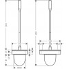42835000 Axor Universal Accessories Набор для WC настенного монтажа