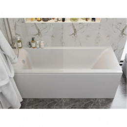 VERONELA Ванна акриловая прямоугольная, без панели и каркаса, 170х75 см, белая