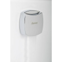 Сточный комплект с заполнением переливом хром (квадратный)