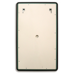 AZARIO зеркало INCANTO-BLACK 600*1000 - 3 часы, подогрев, сенсор выкл, парящая подсветка (в стену)