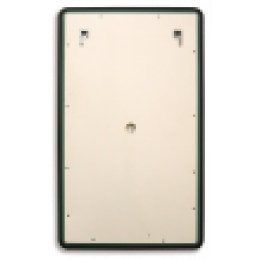 AZARIO зеркало INCANTO-BLACK 600*1000 - 3 часы, подогрев, сенсор выкл, парящая подсветка (в стену)