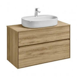 Либерти 100/2 Тумба Дуб Эльвезия (Элина 100,MILA 400,MILA 350*350, Одри 420x620 Soft,Лола 60)