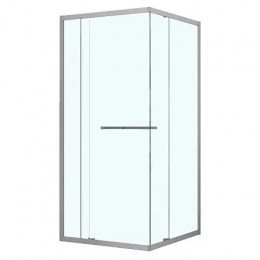 AZ-L47-90-CH-CL Душевое ограждение MONAKO SQS-90х90х195-CH-CL, прозрачное стекло 6 мм, профиль хром
