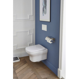 E20142-00 VOX Сиденье тонкое с механизмом плавное опускание, белый