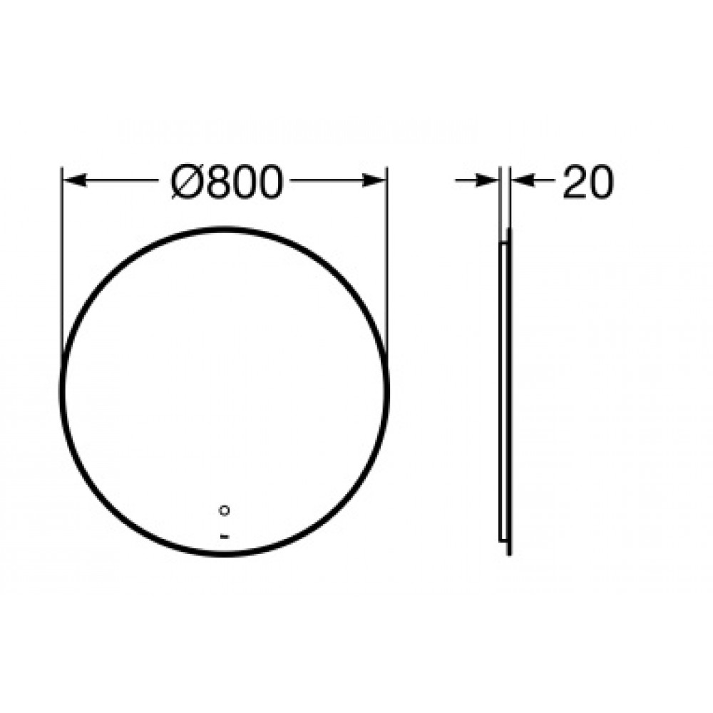 Luna 80 Зеркало